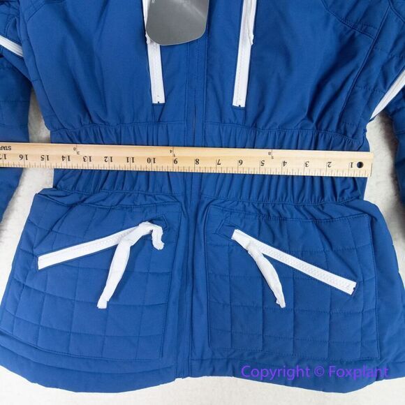 New! Free People Movement All Prepped Ski Jacket in Sapphire Blue size S - Picture 7 of 16